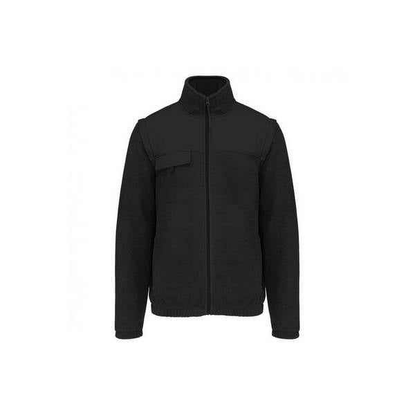 Veste polaire manches amovibles WK. Designed To Work Noir S