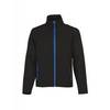 Veste softshell Bicolore Penduick Magellan homme Noir / Bleu Royal 4XL