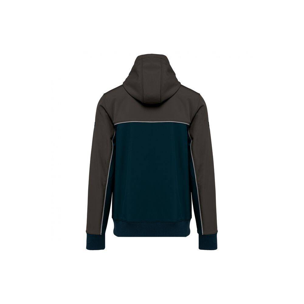 Veste de travail softshell bicolore BIONIC FINISH® ECO WK. Designed To Work Marine / Gris 5XL-2