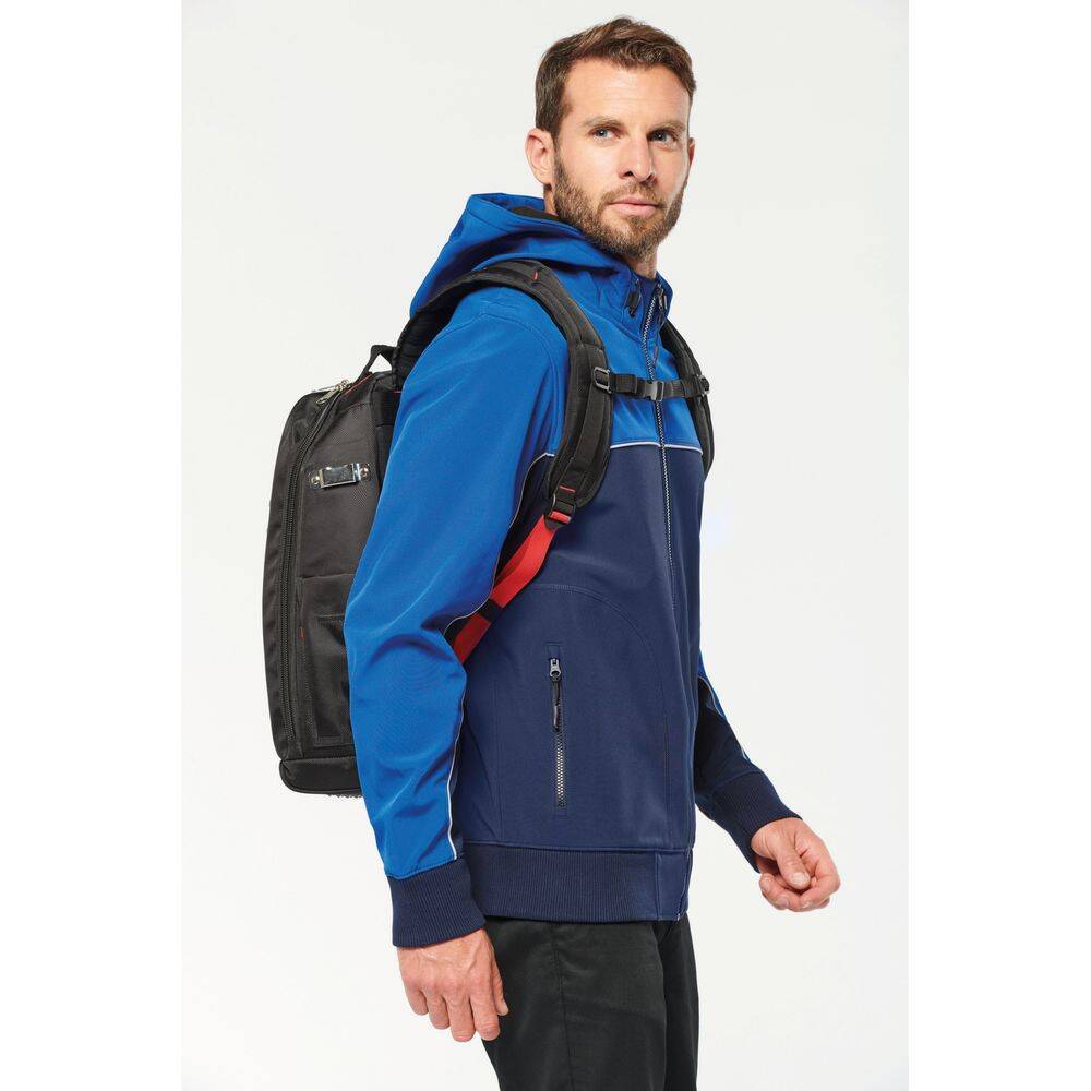 Veste de travail softshell bicolore BIONIC FINISH® ECO WK. Designed To Work Marine / Bleu Royal 5XL-3