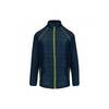 Veste DayToDay bi-matière unisexe WK. Designed To Work Bleu Marine / Jaune 3XL