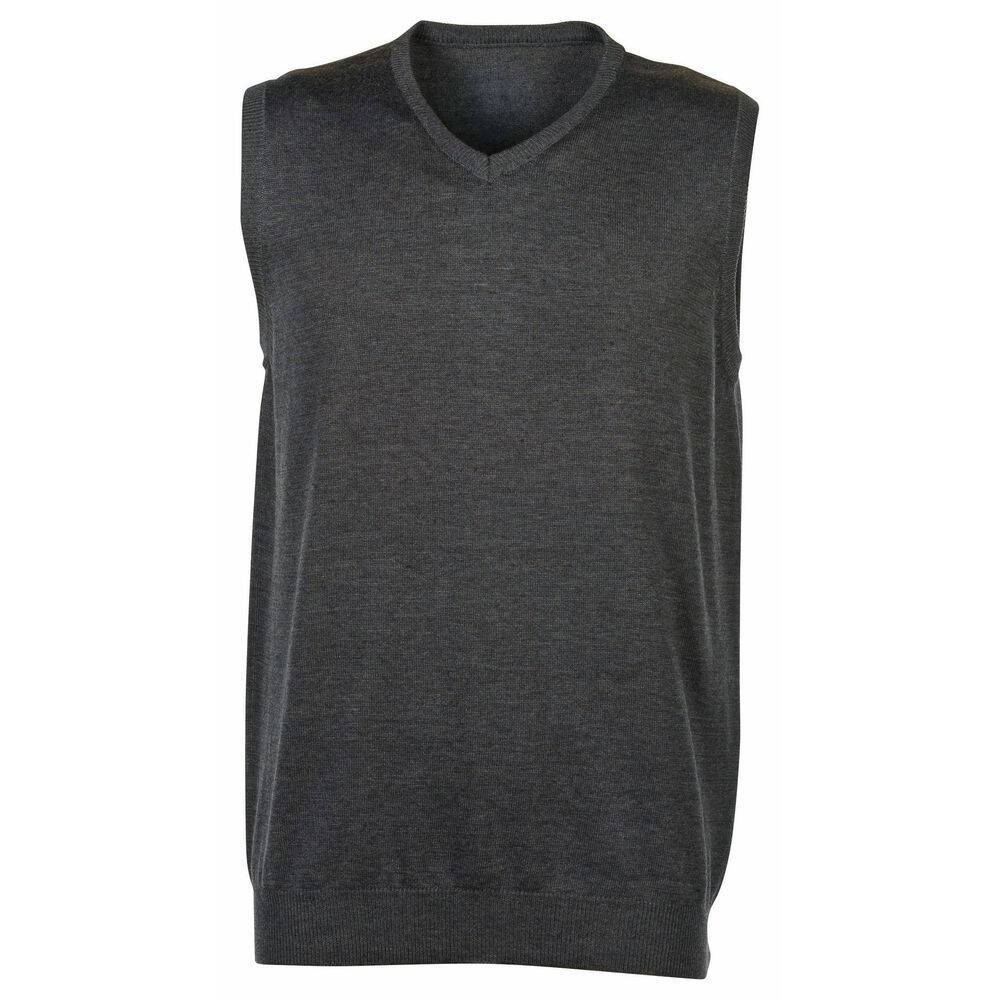 Pull sans manches col V Sleev Pen Duick Gris Foncé XXL-0