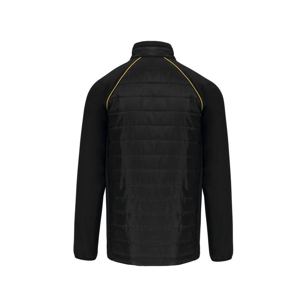 Veste DayToDay bi-matière unisexe WK. Designed To Work Noir / Jaune XXL-2