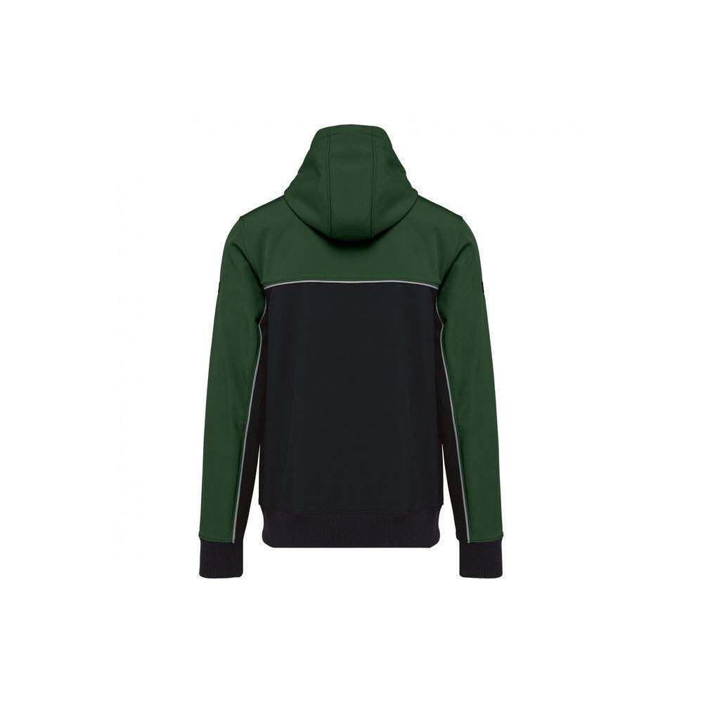 Veste de travail softshell bicolore BIONIC FINISH® ECO WK. Designed To Work Noir / Vert 4XL-2