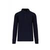 Sweat-shirt col polo homme WK. Designed To Work Bleu Marine 3XL