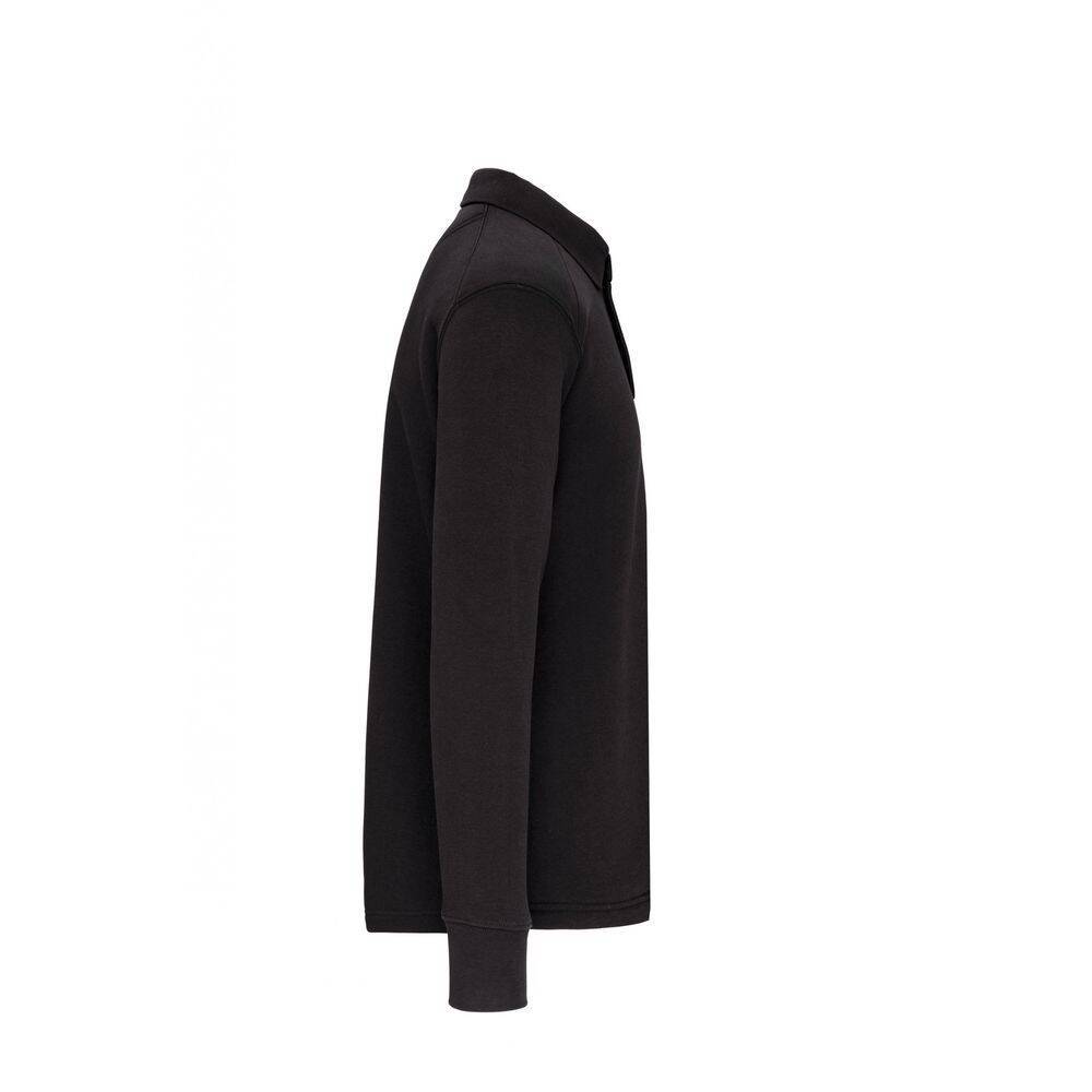 Sweat-shirt col polo homme WK. Designed To Work Gris Foncé XS-1