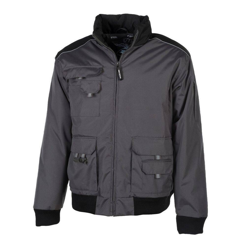 Blouson de travail Steel Pen Duick Gris Foncé XXL