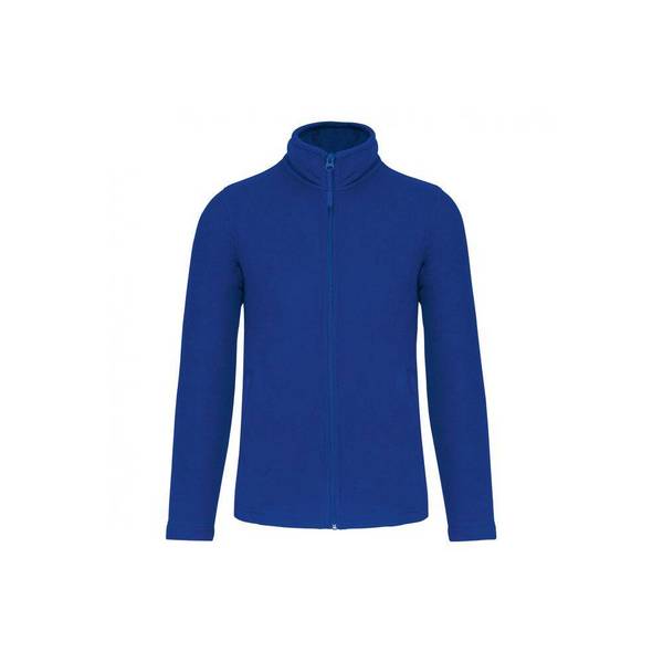 Veste micropolaire zippée WK. Designed To Work Bleu Royal XL