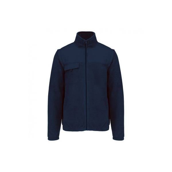 Veste polaire manches amovibles WK. Designed To Work Bleu Marine M