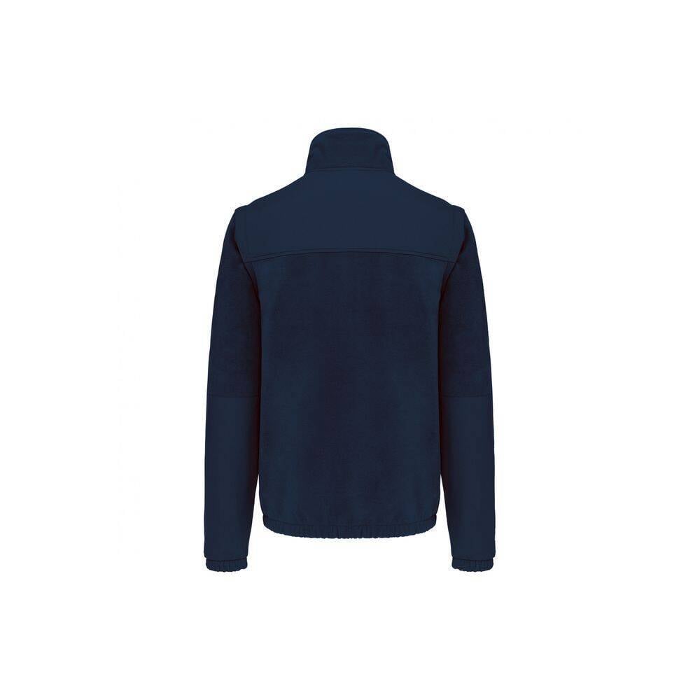 Veste polaire manches amovibles WK. Designed To Work Bleu Marine M-1