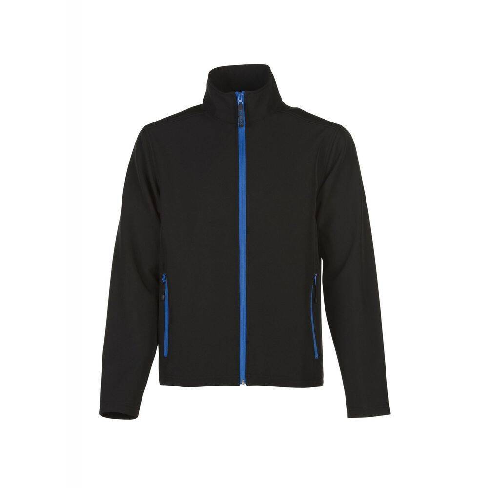 Veste softshell Bicolore Penduick Magellan homme Noir / Bleu Royal 3XL