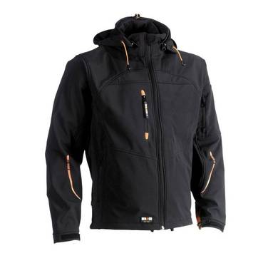 Veste softshell a capuche Poseidon Herock Noir M