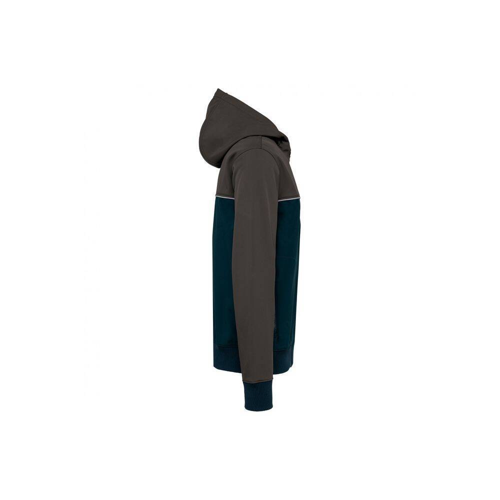 Veste de travail softshell bicolore BIONIC FINISH® ECO WK. Designed To Work Marine / Gris 4XL-1