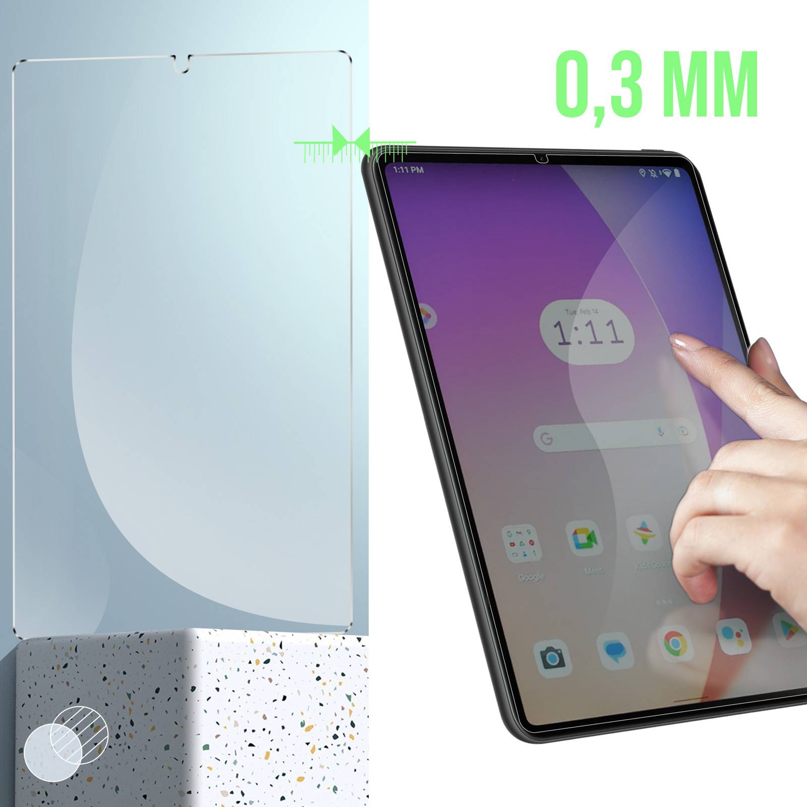 Verre Trempé pour Lenovo Tab M9 Dureté 9H Anti-rayures-4