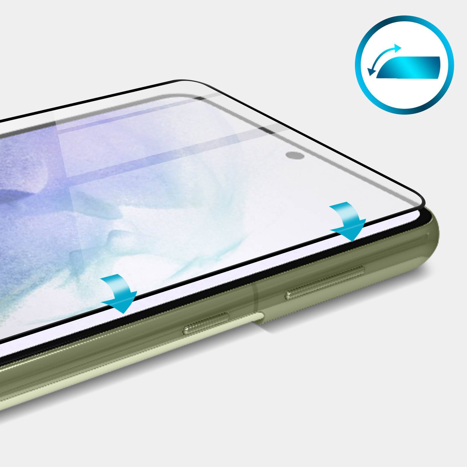 Verre Trempé pour Samsung Galaxy S21 FE Dureté 9H Biseauté-2