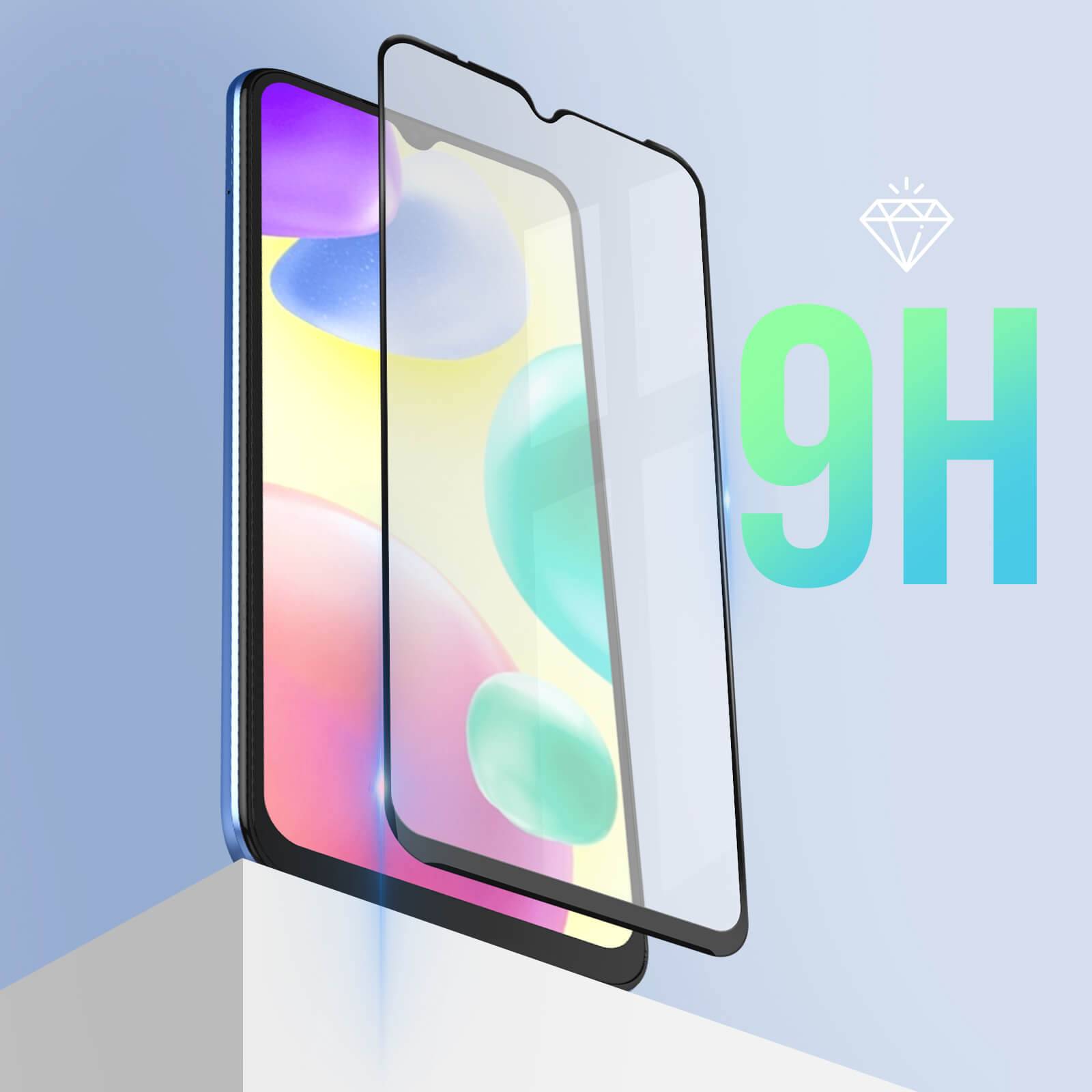 Verre Trempé pour Xiaomi Redmi 10A Dureté 9H Adhésion Totale-2