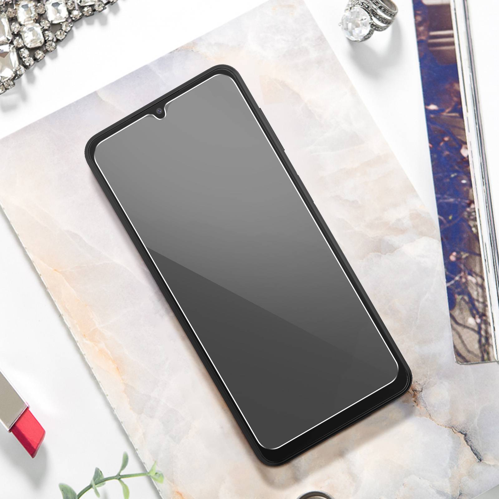Film pour Samsung A14 4G et 5G Plastique Flexible Adhésion Totale-3