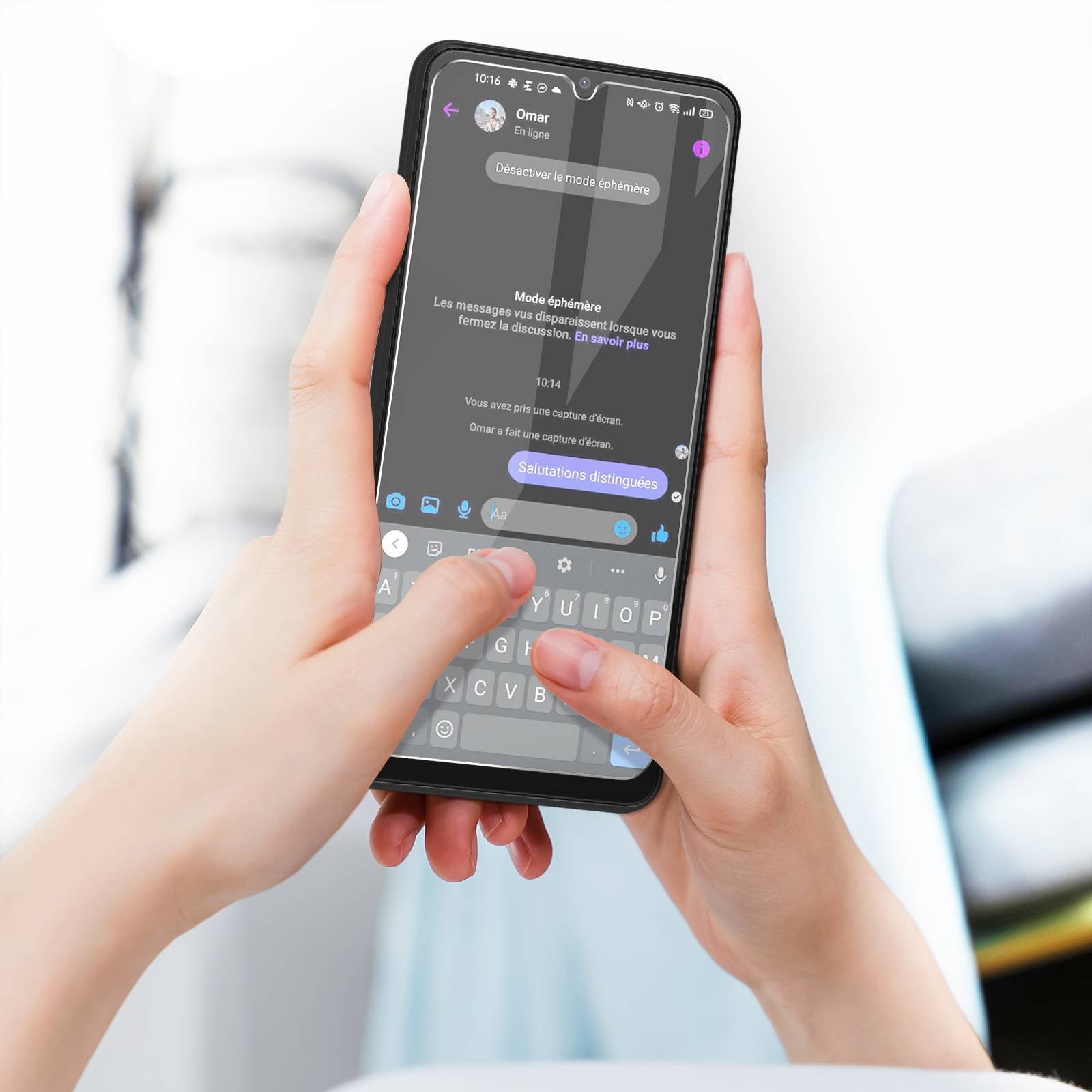 Film pour Samsung A14 4G et 5G Plastique Flexible Adhésion Totale-4