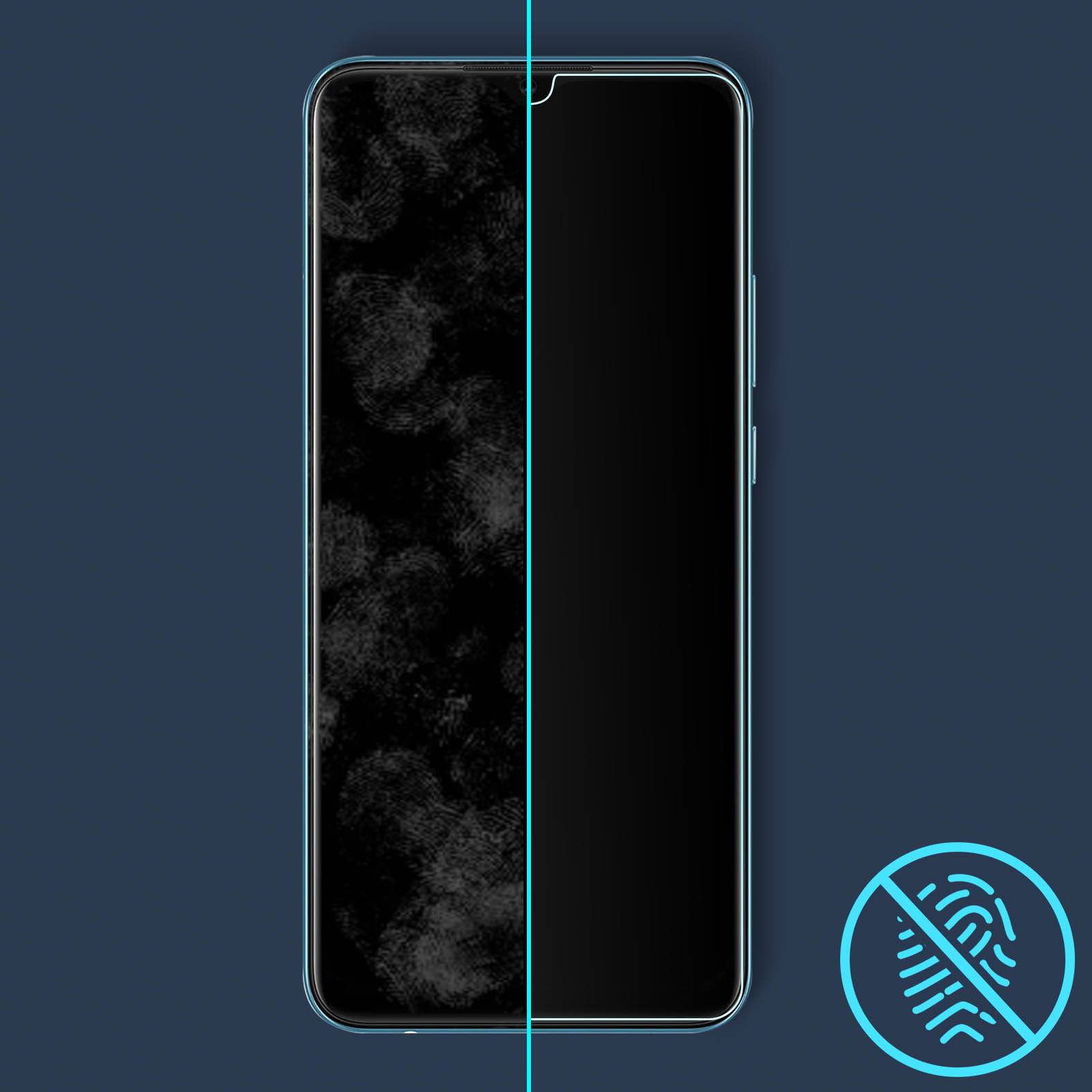 Protection d'Écran pour Oppo A15 / A16 / A16s / A54s en Verre Trempé 9H-4
