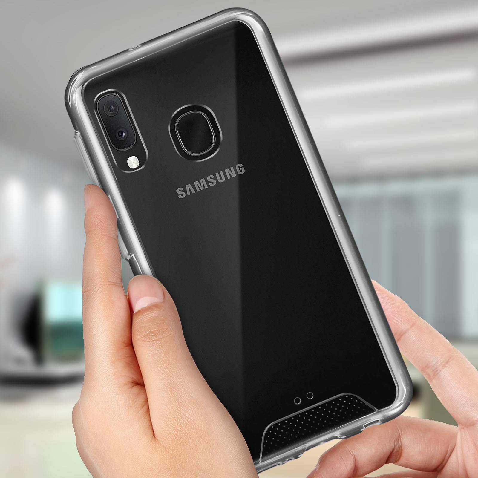 Coque Samsung Galaxy A20e Antichoc Bumper Collection Cristal-4