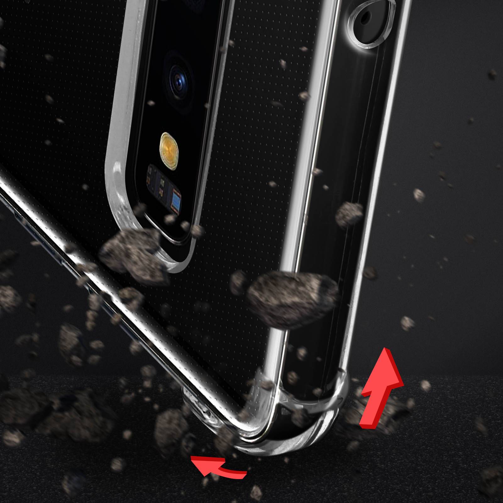 Pack Protection Samsung Galaxy S10 Coque Souple + Film Verre Trempé-4