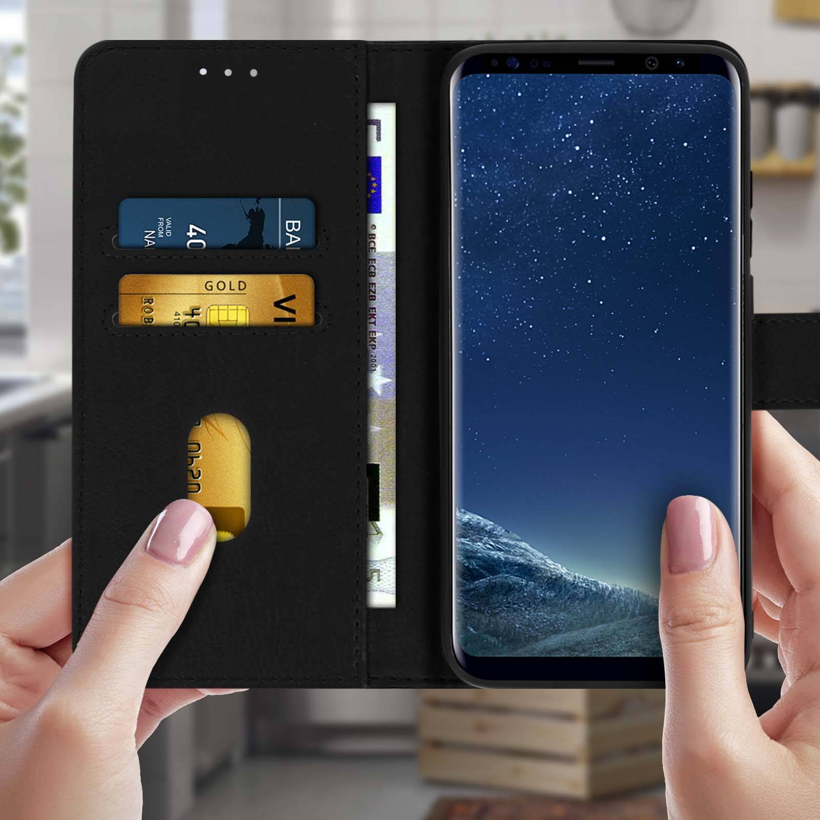 Étui pour Samsung Galaxy S8 Housse Intégrale Porte-carte Fonction Support-2