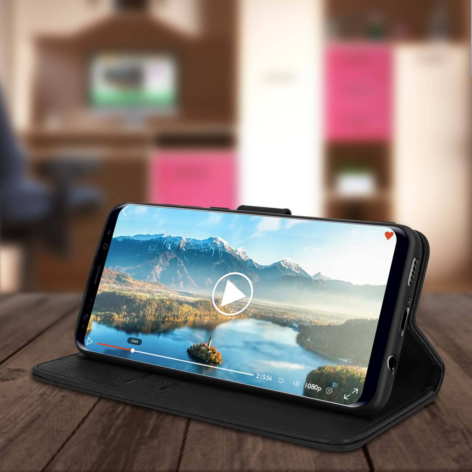 Étui pour Samsung Galaxy S8 Housse Intégrale Porte-carte Fonction Support-3