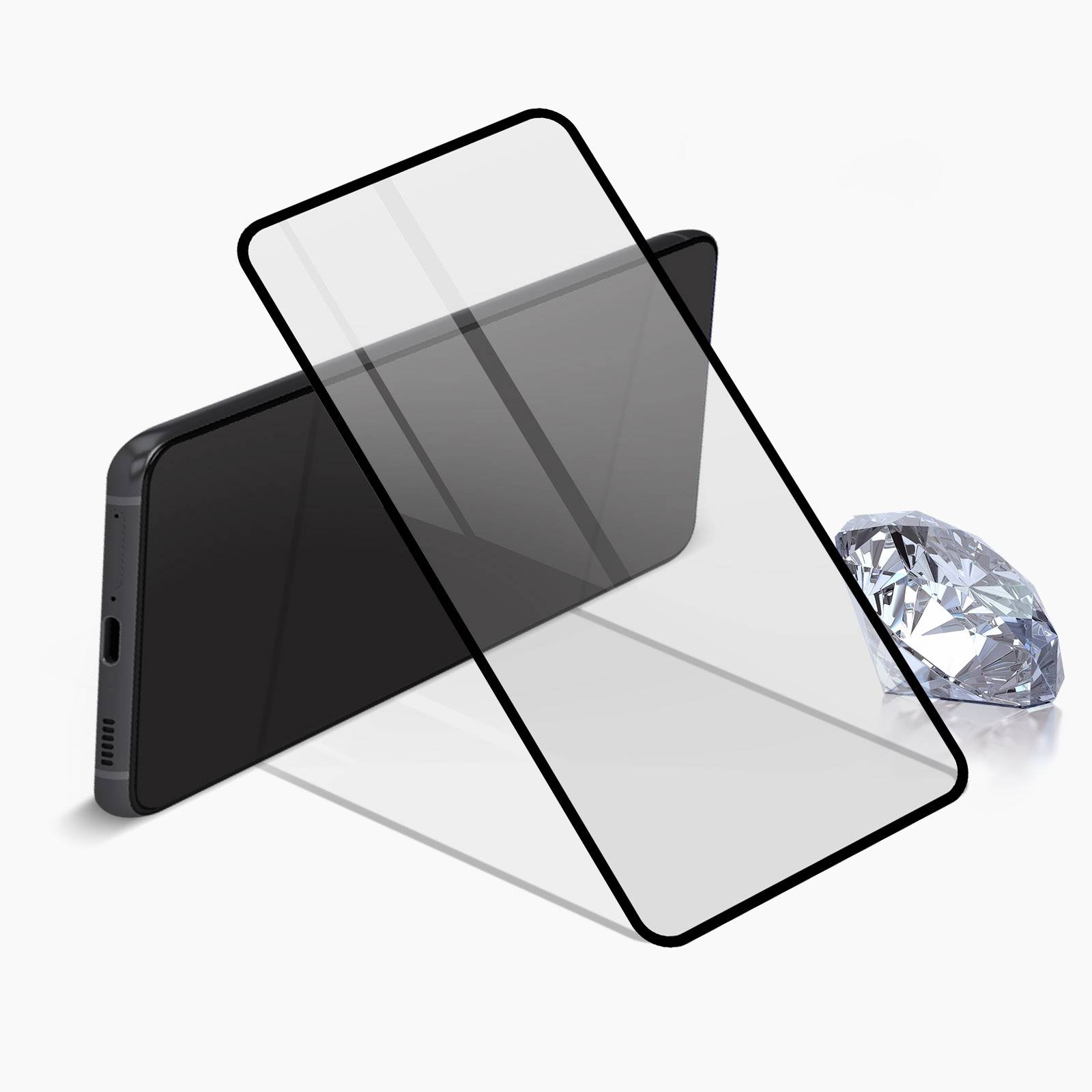 Verre Trempé pour Samsung Galaxy S22 Dureté 9H Anti-traces-2