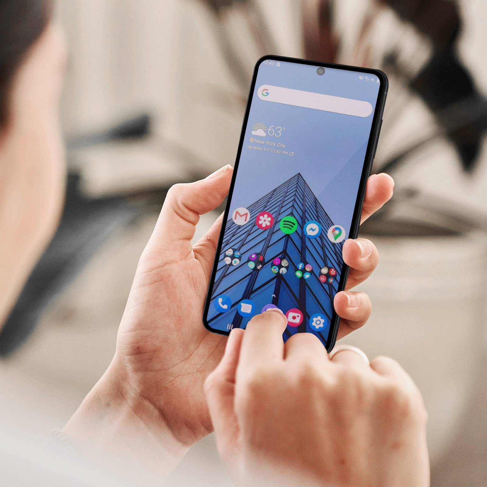 Verre Trempé pour Samsung Galaxy S22 Dureté 9H Anti-traces-4