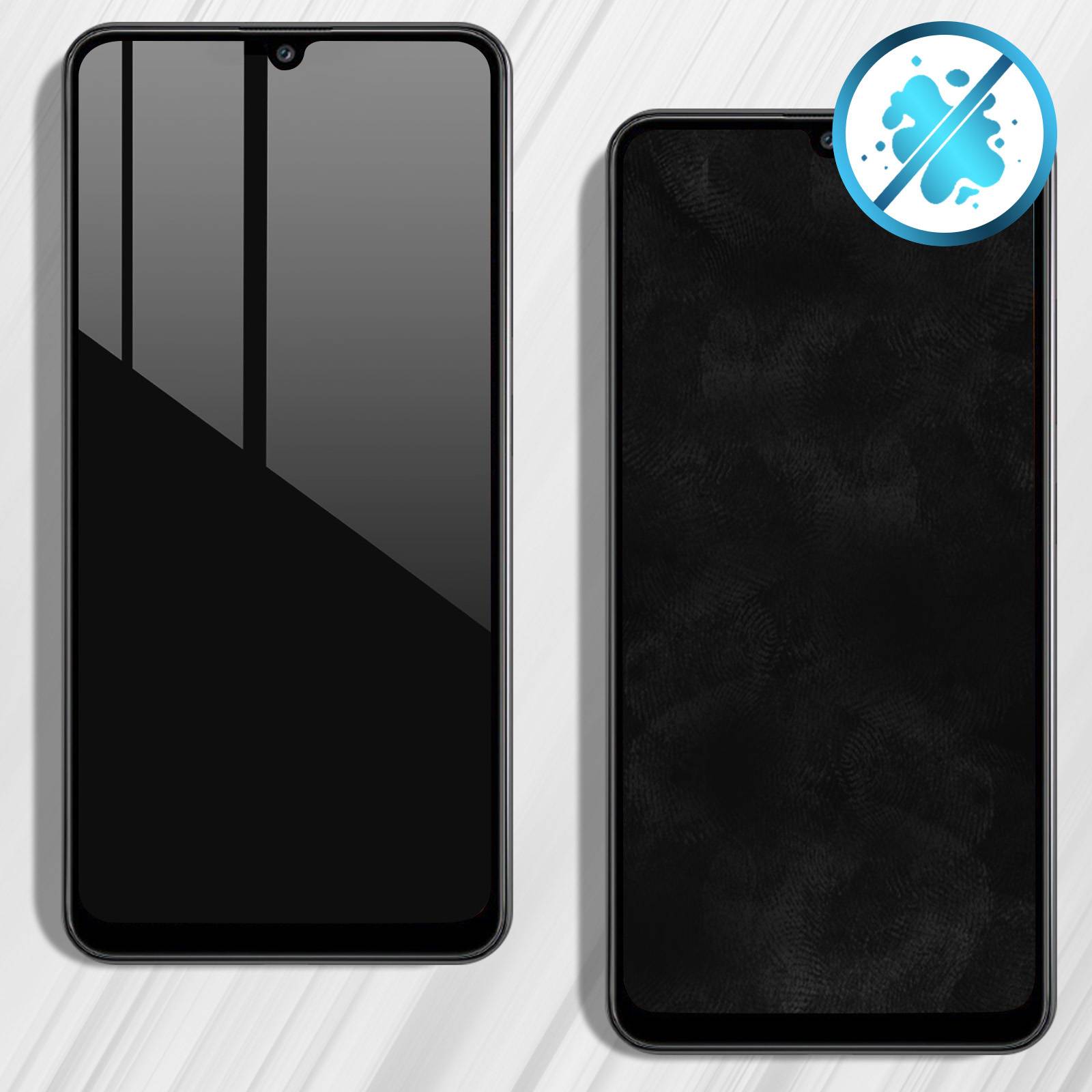 Verre Trempé pour Samsung Galaxy A12 et A13 5G et A04s Dureté 9H Anti-explosion Contour-3