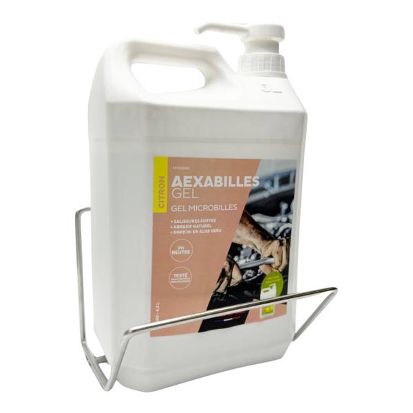 SUPPORT MURAL ALU POUR BIDON DE 5L - Support alu bidon - 5L