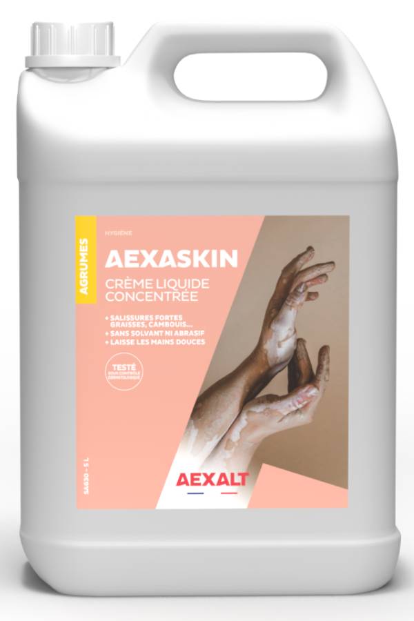 AEXASKIN - Crème liquide concentrée parfum agrumes - 5L-1