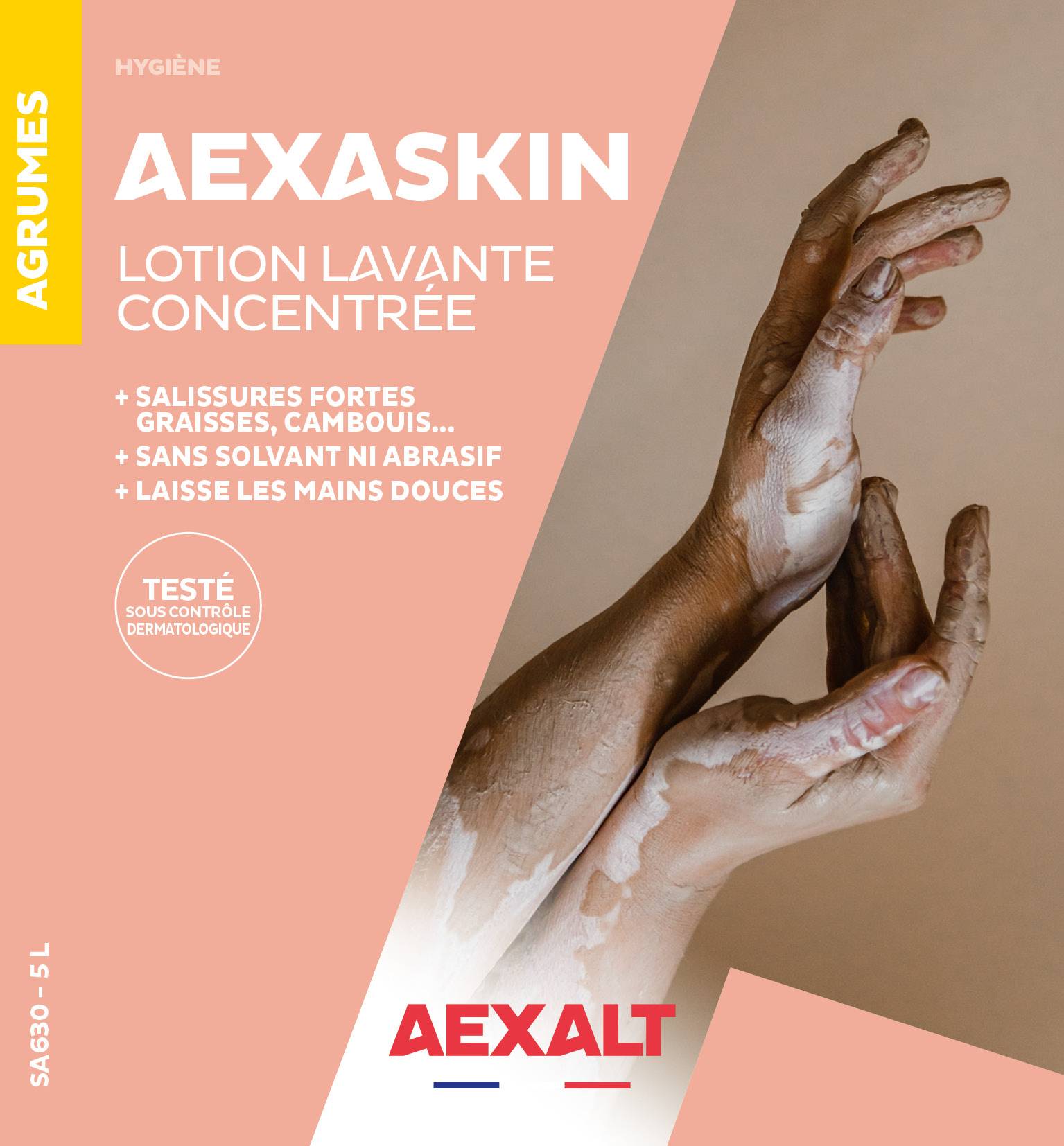 AEXASKIN - Crème liquide concentrée parfum agrumes - 5L-2