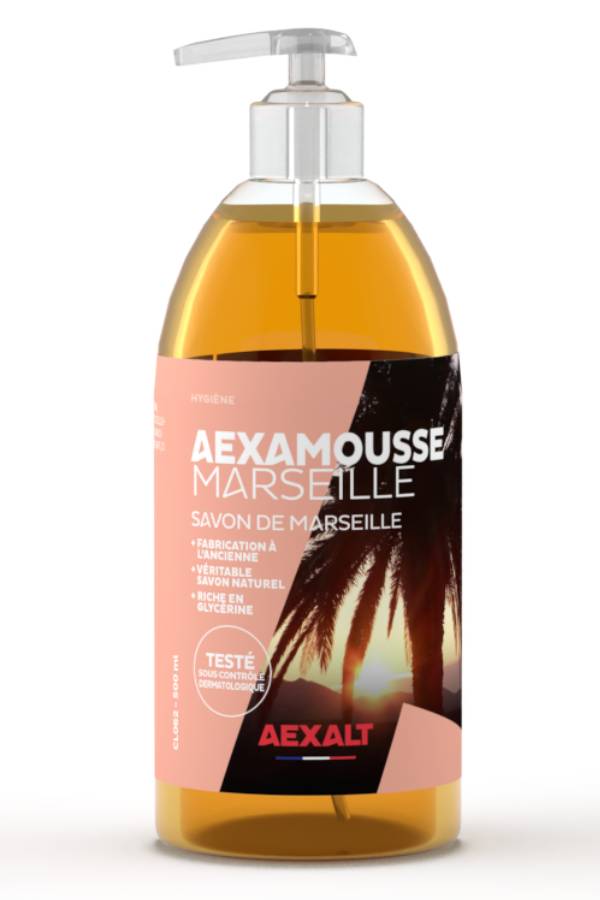 AEXAMOUSSE MARSEILLE - Savon de Marseille - 500ml