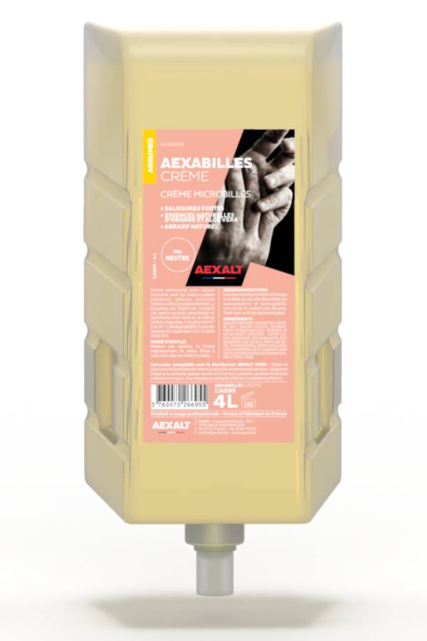 AEXABILLES CRÈME - Crème microbilles parfum agrumes - 4L-1