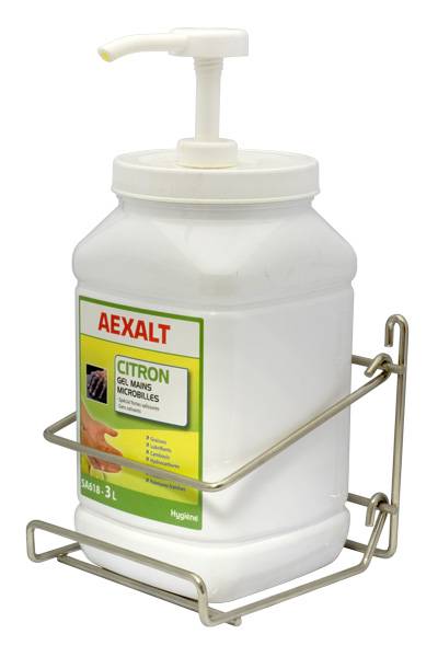 SUPPORT MURAL ALU - Support mural alu savon PET - 3L-0