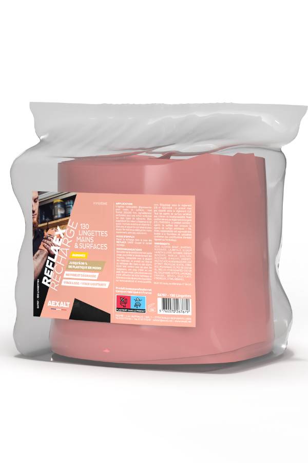 REFLAEX RECHARGE - Recharge lingettes mains et surfaces - 130 lingettes-0