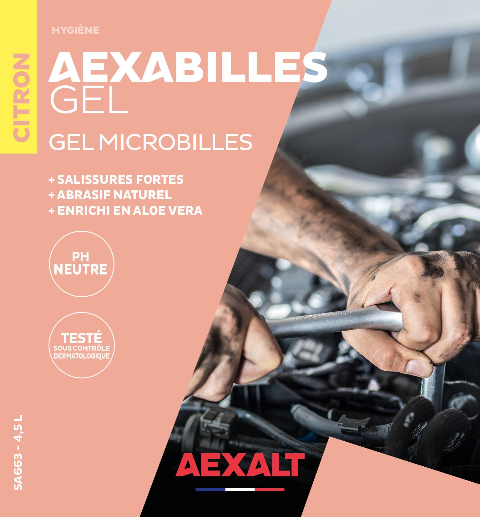AEXABILLES GEL CITRON - Gel microbilles parfum citron - 4,5L-2