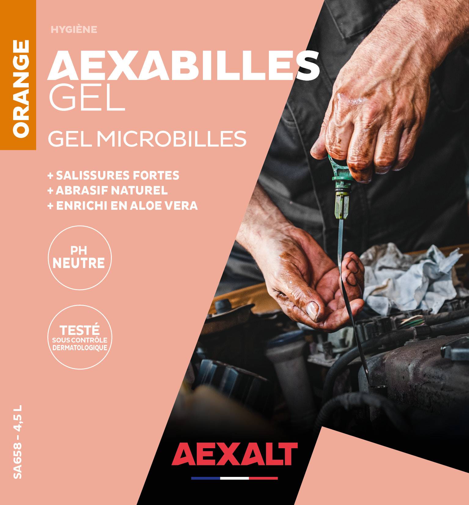 AEXABILLES GEL ORANGE - Gel microbilles parfum orange - 4,5L-2