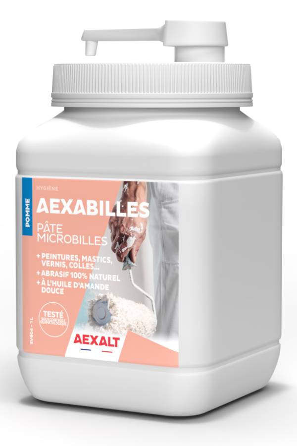 AEXABILLES PÂTE - Pâte microbilles parfum pomme - 1L-0
