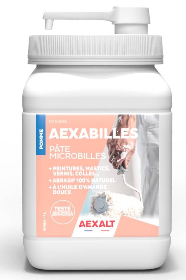 AEXABILLES PÂTE - Pâte microbilles parfum pomme - 1L-1