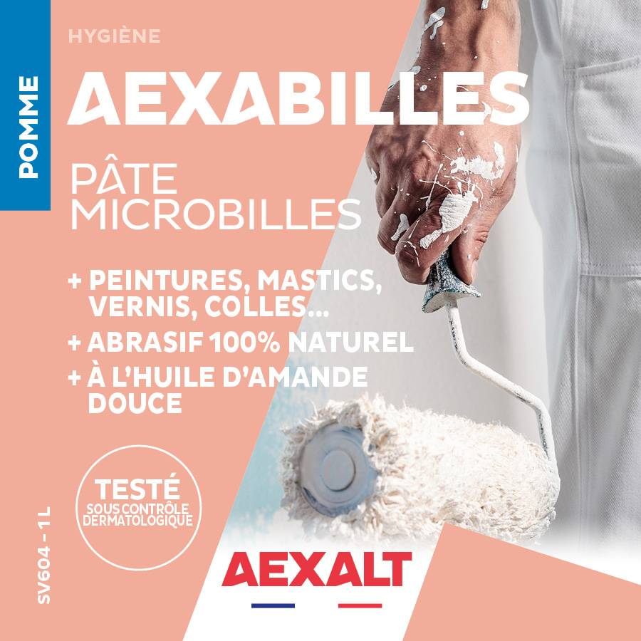 AEXABILLES PÂTE - Pâte microbilles parfum pomme - 1L-2