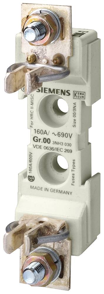 Siemens 3NH3030 Porte-fusible NH 160 A 690 V 3 pc(s)-0