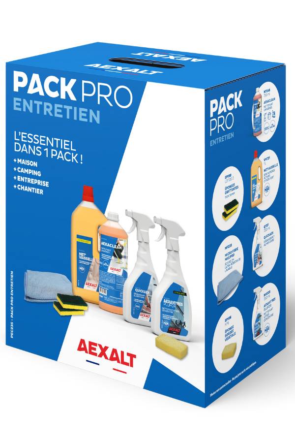PACK PRO ENTRETIEN 7articles - L'essentiel dans pack - 7 articles-1