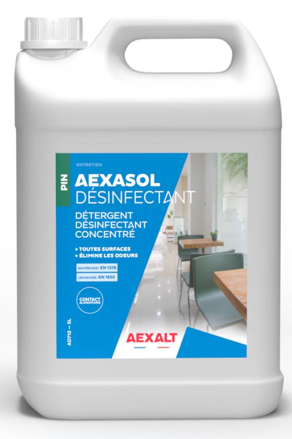 AEXASOL DÉSINFECTANT - Détergent désinfectant concentré - 5L