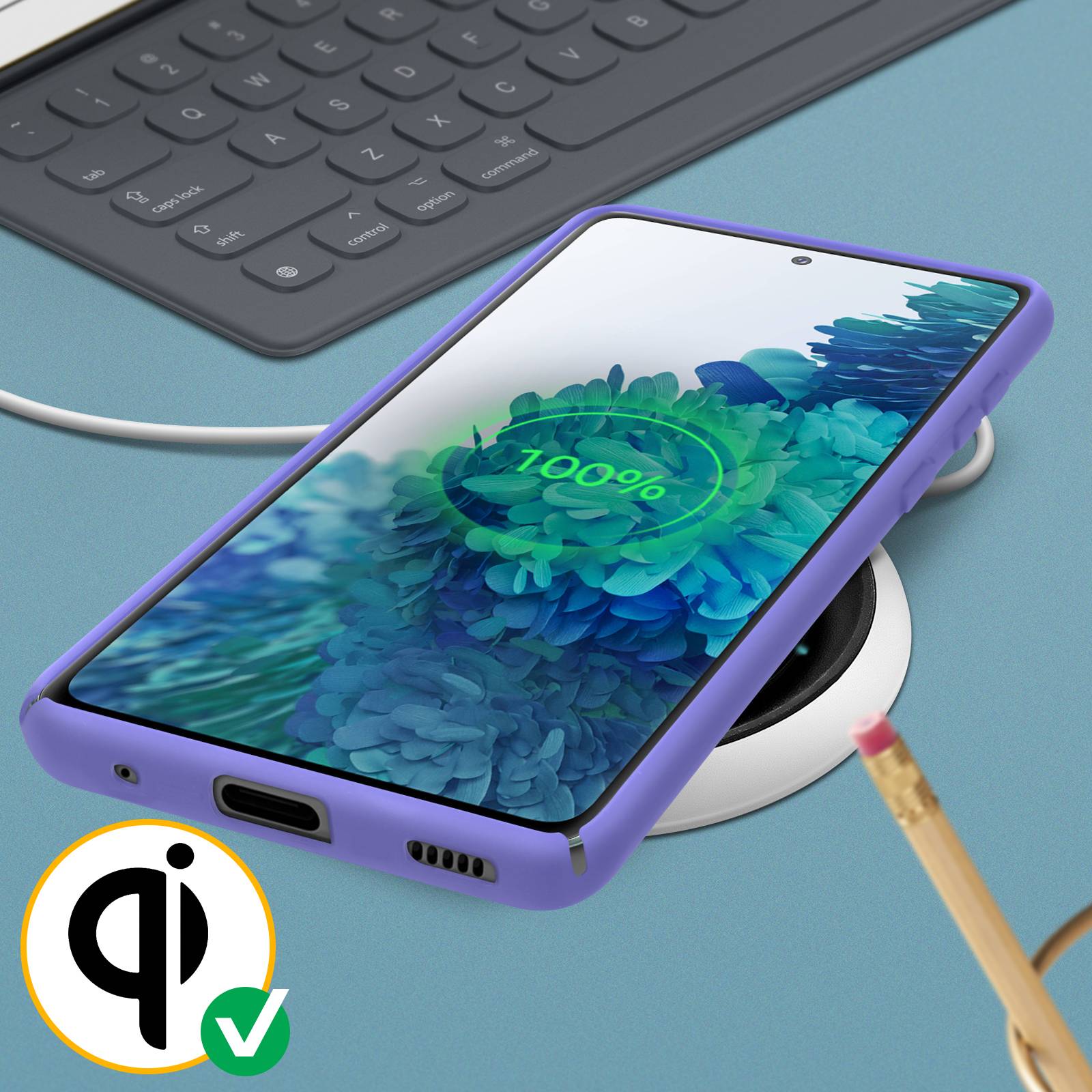 Coque pour Samsung Galaxy S20 FE Semi-rigide Soft Touch Compatible QI-3