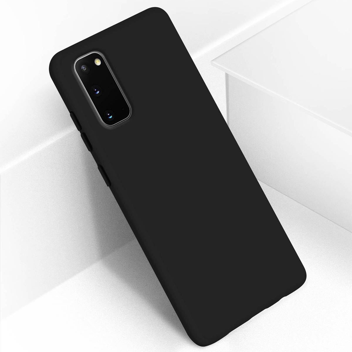 Coque Soft-Touch pour Samsung Galaxy S20 en Silicone Semi-rigide Antidérapant-1