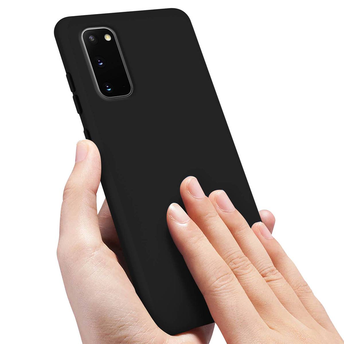 Coque Soft-Touch pour Samsung Galaxy S20 en Silicone Semi-rigide Antidérapant-3