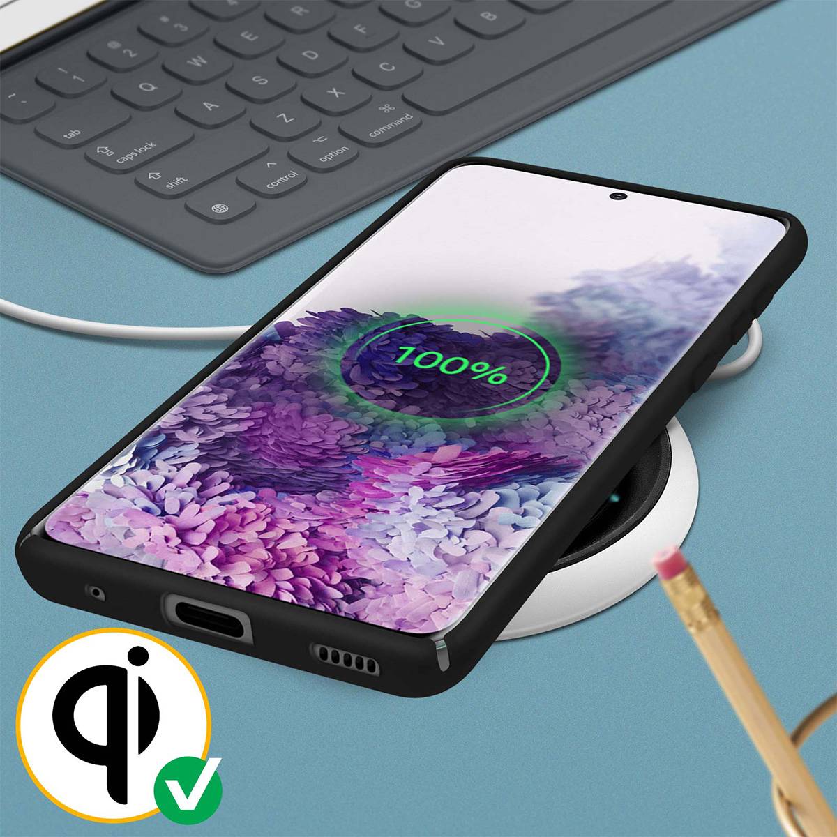 Coque Soft-Touch pour Samsung Galaxy S20 en Silicone Semi-rigide Antidérapant-4