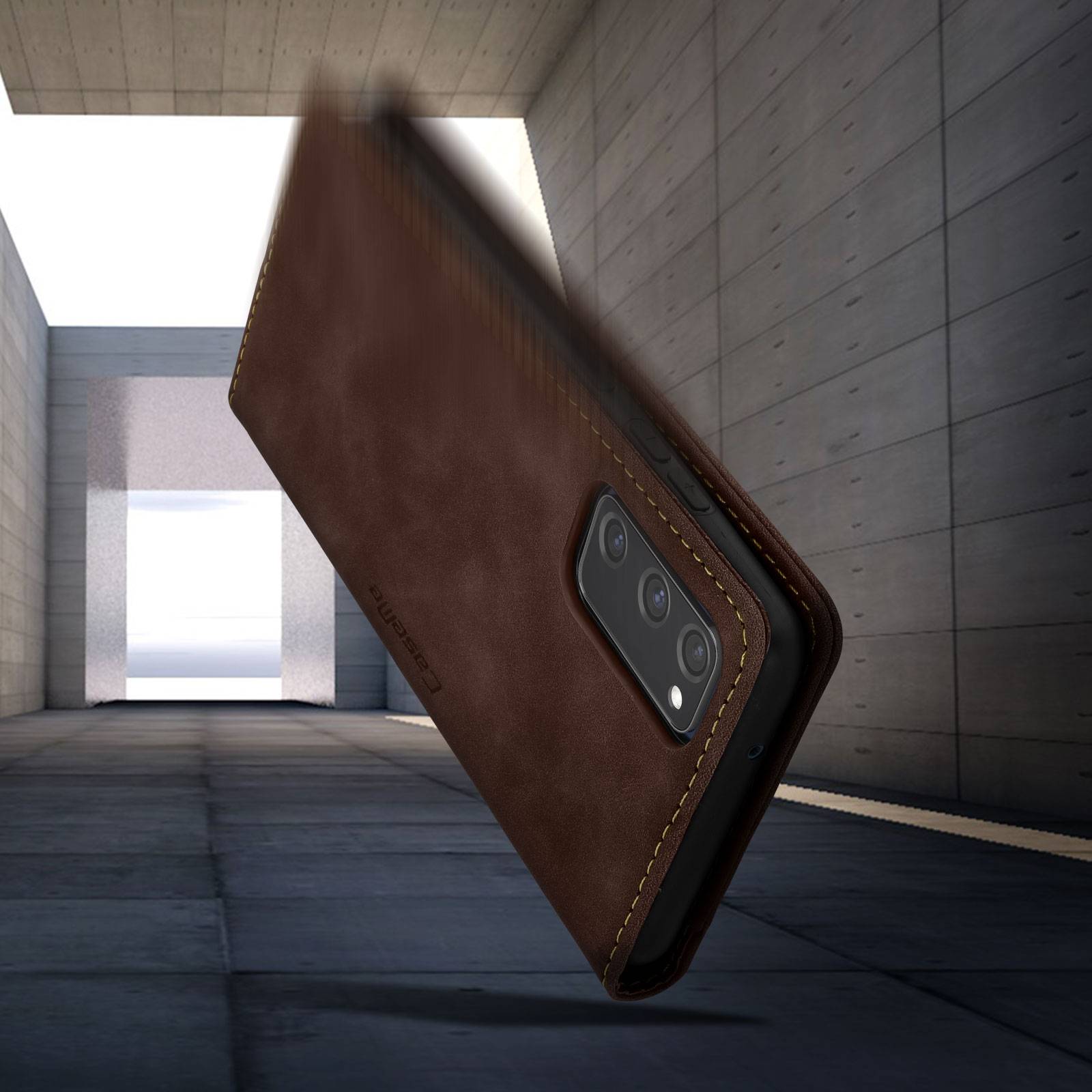 Étui pour Samsung Galaxy S20 FE Folio Vintage Portefeuille et Support Vidéo-3